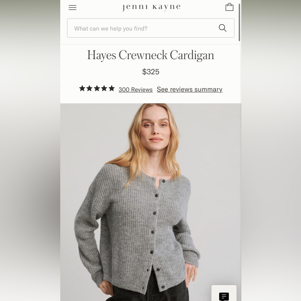 Jenni Kayne Hayes crewneck cardigan - Picture 3 of 8